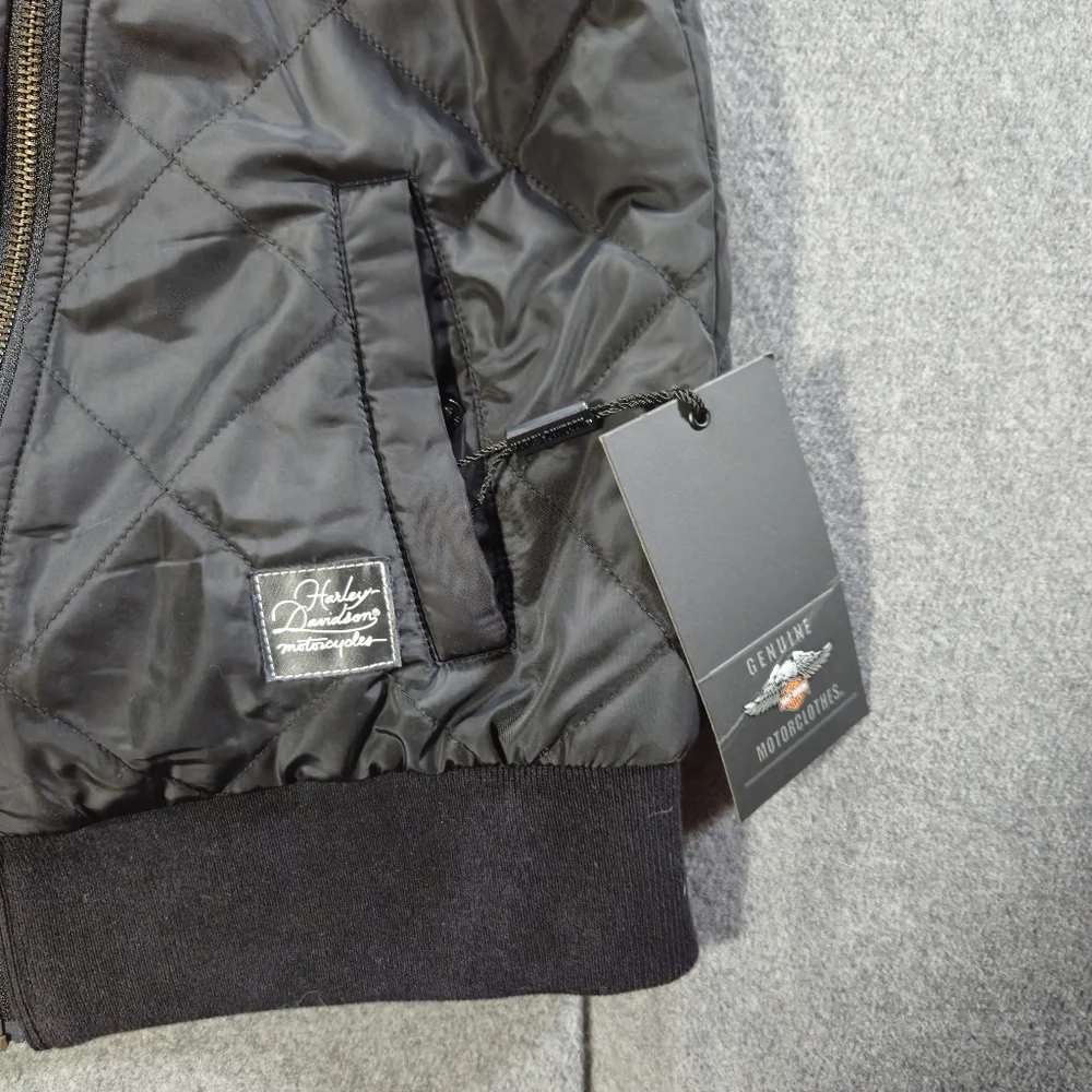 Harley-Davidson Black Quilted Vest‎